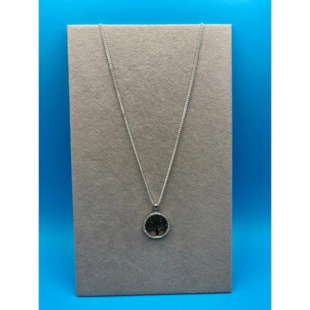 925 Silver Moissanite Tree of Life Sterling Silver Necklace